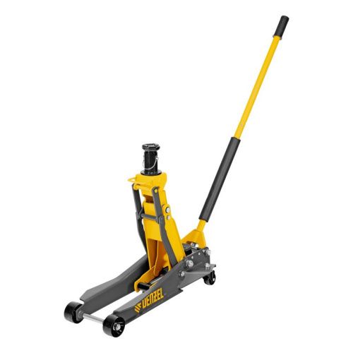 Домкрат гидравлический подкатной, 2/3 т, 98-770 мм, быстрый подъем, низ. подхват, проф, SUV Denzel-Tehinstrument
