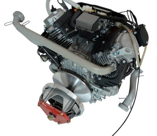 Двигатель Lifan LF2V80F-A (4500), 29 л.с. D25 20А (вариатор+провода+выхлопн система) на Буран-Tehinstrument