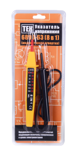 Тестер напряжения 6890-63 (8 в 1)-Tehinstrument