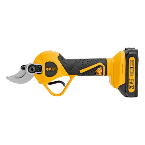 Секатор аккумуляторный, бесщет., CP-30BL, Li-Ion, 20 В, лезвия SK5 // Denzel-Tehinstrument