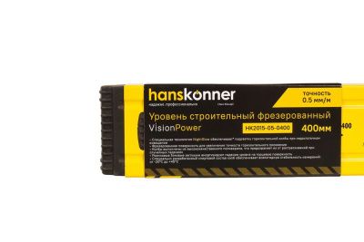 Уровень алюм. 400мм, Hanskonner-Tehinstrument