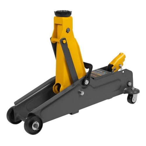 Домкрат гидравлический подкатной, 2 т, 135-385 мм Denzel-Tehinstrument