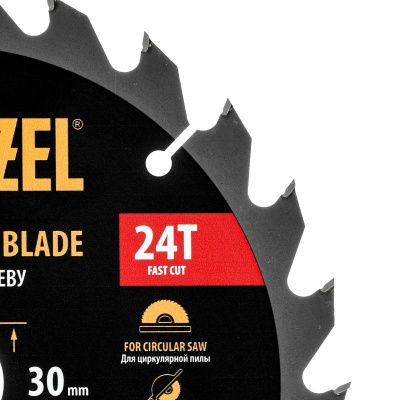 Пильный диск по дереву ф210 х 30 мм, 24 зубьев Denzel-Tehinstrument