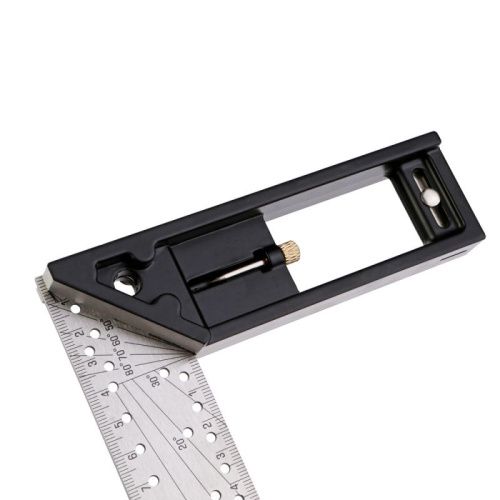 Угольник разметочный, 300мм, выдвижной упор, чертилка, hanskonner-Tehinstrument