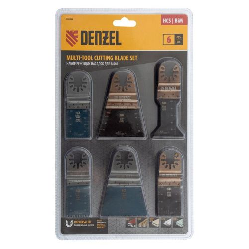 Набор насадок для МФИ по дереву и металлу, 6 шт Denzel-Tehinstrument
