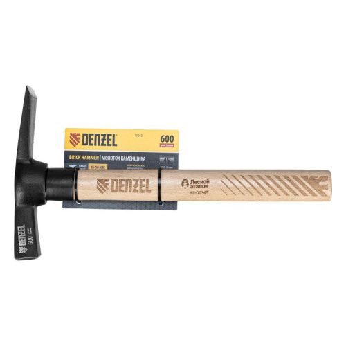Молоток каменщика, 600 г, буковая рукоятка, EFP Denzel-Tehinstrument
