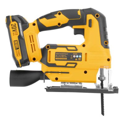 Лобзик аккумуляторный Denzel CJH-20-80, Li-Ion, 20 В-Tehinstrument