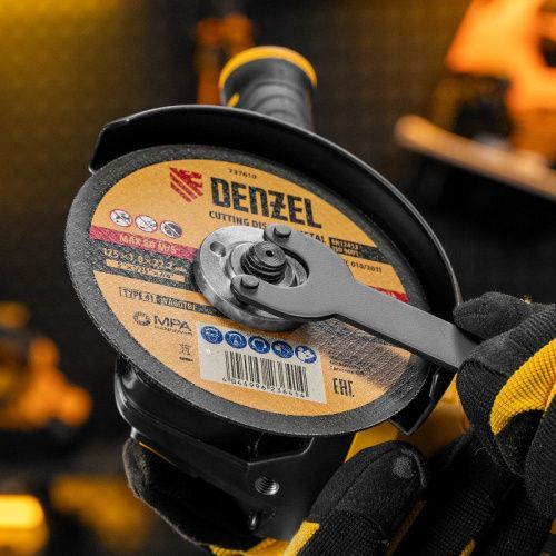 Машина шлифовальная угловая AG125-1500, 1500 Вт, 125 мм, 3000-11000 об/мин Denzel-Tehinstrument