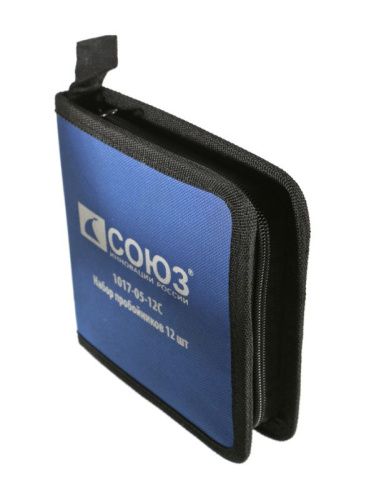 1017-05-12СНабор пробойников 12 шт, 3,0-19,0  мм, СОЮЗ-Tehinstrument