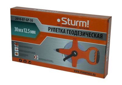 Рулетка 30м геодезическая,  Sturm-Tehinstrument