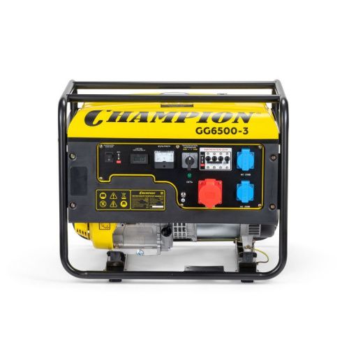 Бензиновый генератор CHAMPION GG6500-3-Tehinstrument
