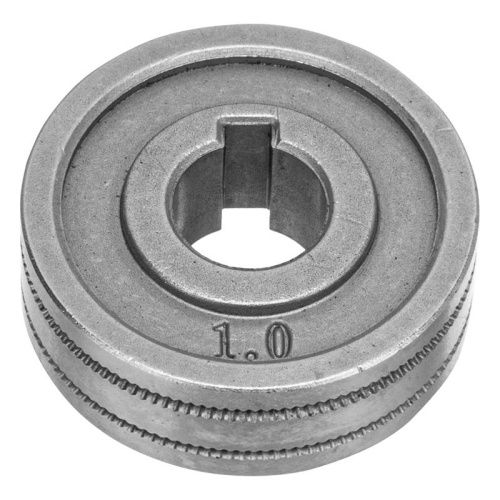 Подающий ролик, зубчатый профиль под флюсовую проволоку 0,8-1мм, 2 шт Denzel-Tehinstrument