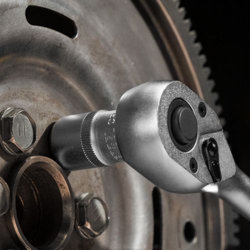 Ключ-трещотка 1/2", 90 зубьев, с быстрым сбросом, CrV Denzel-Tehinstrument