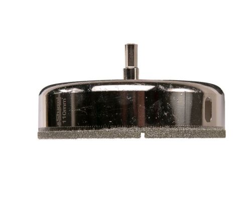 Коронка алмазн. По керам. Плитке и стеклу 110 x 55 мм,  с центрир. Сверл.  Sturm-Tehinstrument