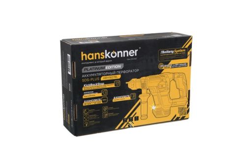 Аккумуляторный перфоратор Hanskonner PLATINUM HRH1827BL 4Дж, 3реж-Tehinstrument