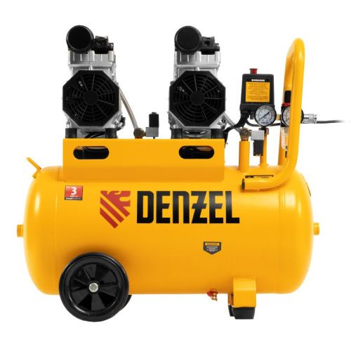 Компрессор безмасляный, малошумный Denzel DLS 1500/50-Tehinstrument