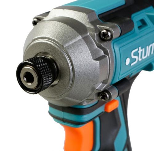 CD250H Винтоверт ударн б/щ  Sturm, 18В, 1BatterySystem, 250Нм, 1/4", 1x4.0Ач, кейс-Tehinstrument