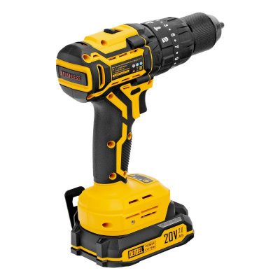 Бесщеточный аккумуляторный ударный шуруповерт Denzel CIDH-BL-20, Li-Ion, 20 В-Tehinstrument