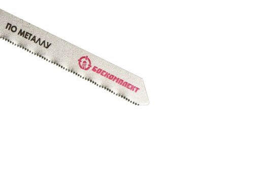 Пилки для лобзика по металлу T118G, 2 шт, 76х50мм, шаг зуба 0,8мм, тонкий прямой рез, HSS, БОЕКОМПЛЕКТ-Tehinstrument