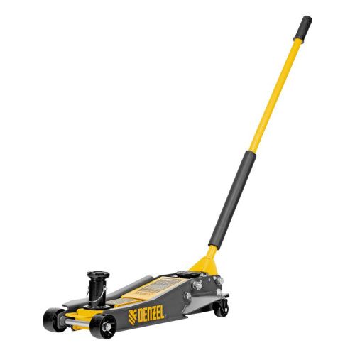 Домкрат гидравлический подкатной, 2/3 т, 98-770 мм, быстрый подъем, низ. подхват, проф, SUV Denzel-Tehinstrument