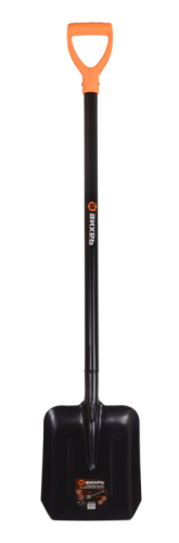 Совковая лопата Вихрь сталь, с металлическим черенком-Tehinstrument