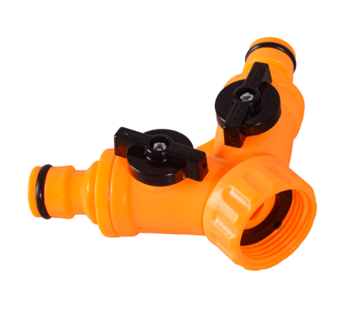 Разветвитель регулируемый 2-х канальный со штуцерами Вихрь-Tehinstrument