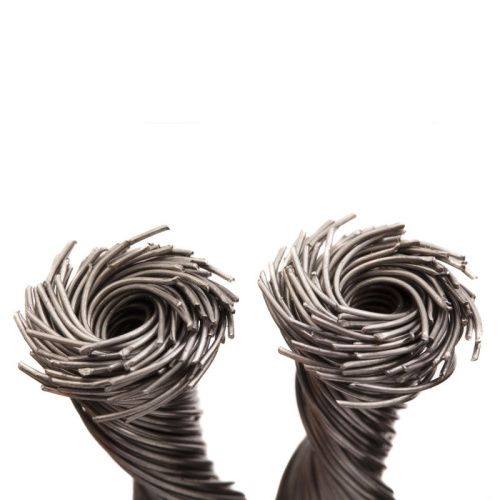 Щетка для УШМ, 100 мм, "Тарелка", крученая нержавеющая проволока 0.5 мм, М14 Denzel-Tehinstrument