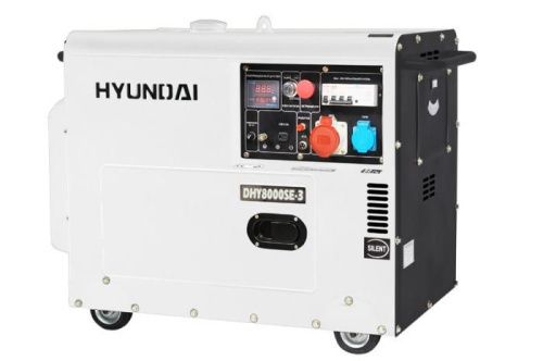Дизельный генератор HYUNDAI DHY 8000SE-3 (электростанция Хендай DHY8000SE-3)-Tehinstrument