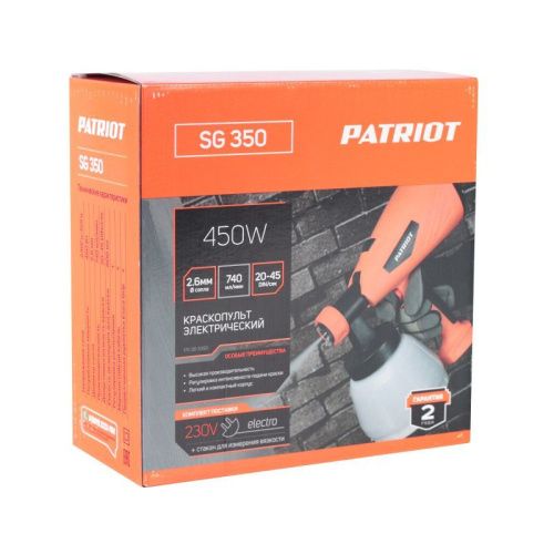 Краскопульт электрический Patriot SG 350-Tehinstrument