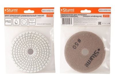 Круг шлифовальный гибкий  Sturm 9012-W100-50-Tehinstrument
