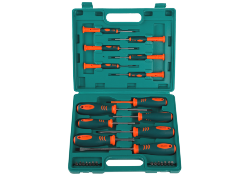 Набор отверток 21 предметов, пластиковый кейс, CrV,  Sturm-Tehinstrument