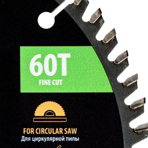 Пильный диск по ламинату ф185 х 30 мм, 60 зубьев Denzel-Tehinstrument