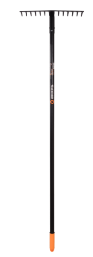 Грабли прямые Вихрь 14 зубьев, сталь, с металлическим черенком-Tehinstrument