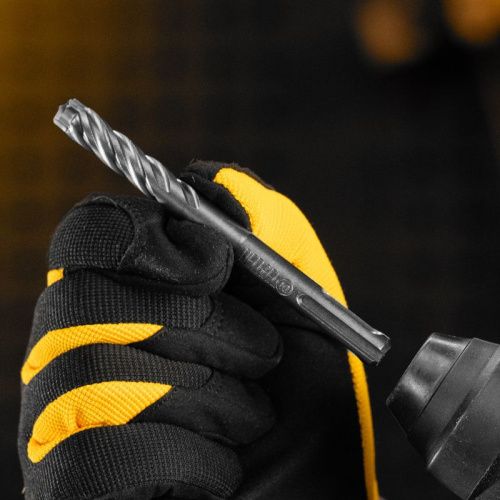 Бур по бетону, цельная крестовая пластина, 10x115 мм, SDS PLUS Denzel-Tehinstrument