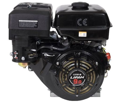 Двигатель Lifan 177F-R, вал ?22мм, катушка 3 Ампера-Tehinstrument