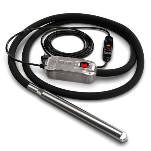 Высокочастотный глубинный вибратор со встроенным преобразователем 5 м Vektor EL 40-Tehinstrument