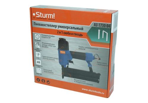 Степлер пневматический универсальный скоба/гвоздь  Sturm-Tehinstrument