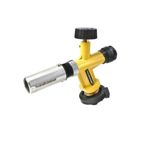Горелка газовая, пьезоподжиг, регулировка остроты пламени, цинковый корпус, hanskonner-Tehinstrument