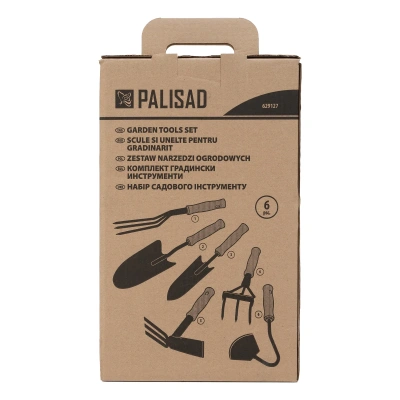 Набор садового инструмента, пластиковые рукоятки, 6 предметов Palisad-Tehinstrument