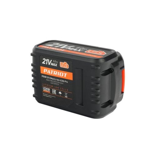 Батарея аккумуляторная BR 21 V Max Pro UES (21 В, 4 А*ч, Li-ion), Patriot-Tehinstrument