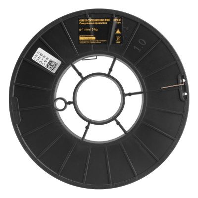 Омедненная проволока ER70S-6, диам. 1 мм, 5 кг, диам. катушки D200 Denzel-Tehinstrument