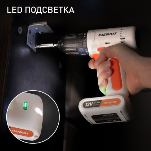 Дрель-шуруповерт аккумуляторная Patriot BR 113 Li-Tehinstrument