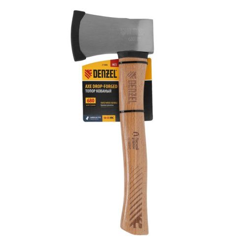 Топор кованый, 680 г, американский тип, буковая рукоятка, 360мм, EFP Denzel-Tehinstrument