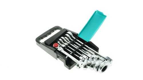 Набор ключей комбинированных, трещоточных шарнирных 7 шт  Sturm-Tehinstrument