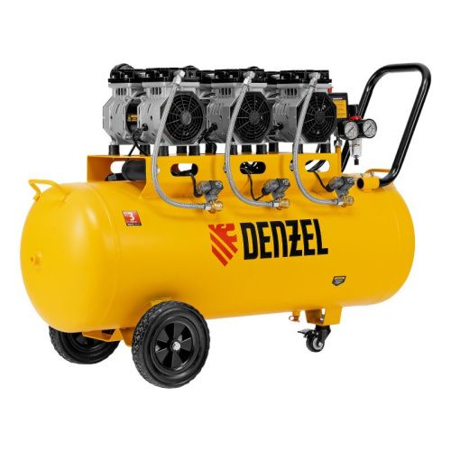 Компрессор безмасляный, малошумный Denzel DLS 1800/100-Tehinstrument