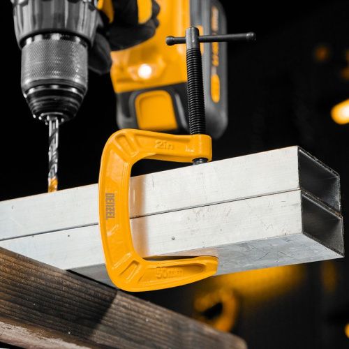 Струбцина G-образная, усиленная, 50 мм Denzel-Tehinstrument