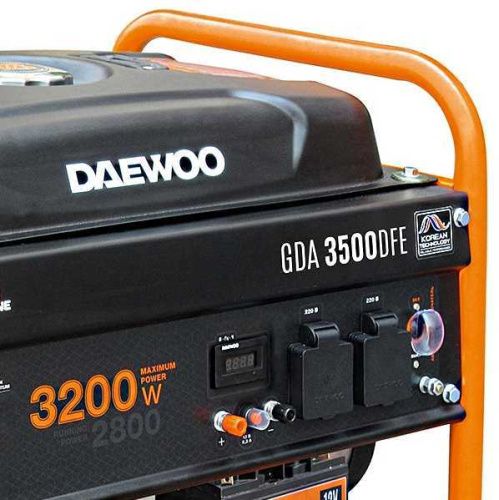 Газовый генератор DAEWOO GDA 3500DFE (газовая электростанция ДЭУ GDA 3500DFE)-Tehinstrument