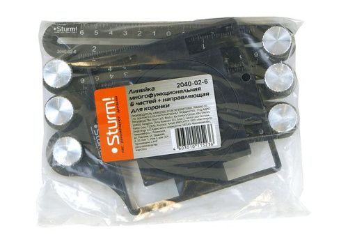 Линейка многофункциональная 6 частей, направляющая для коронки  Sturm-Tehinstrument