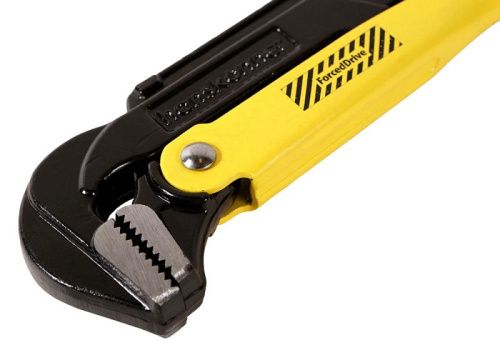 Ключ трубный рычажный 1,5", №2, 425мм, Тип L (90°), CrV сталь, Hanskonner-Tehinstrument