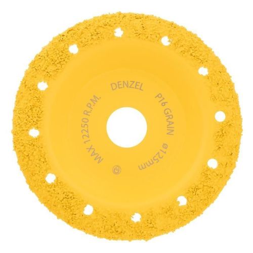 Чашка твёрдосплавная зачистная Denzel,125 мм, наклонная, среднее зерно #16-Tehinstrument